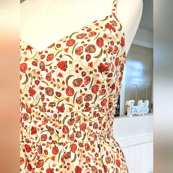 NWOT'S - OLD NAVY - Leaf and Floral Print Sundress - Size M - Picture 3 of 6